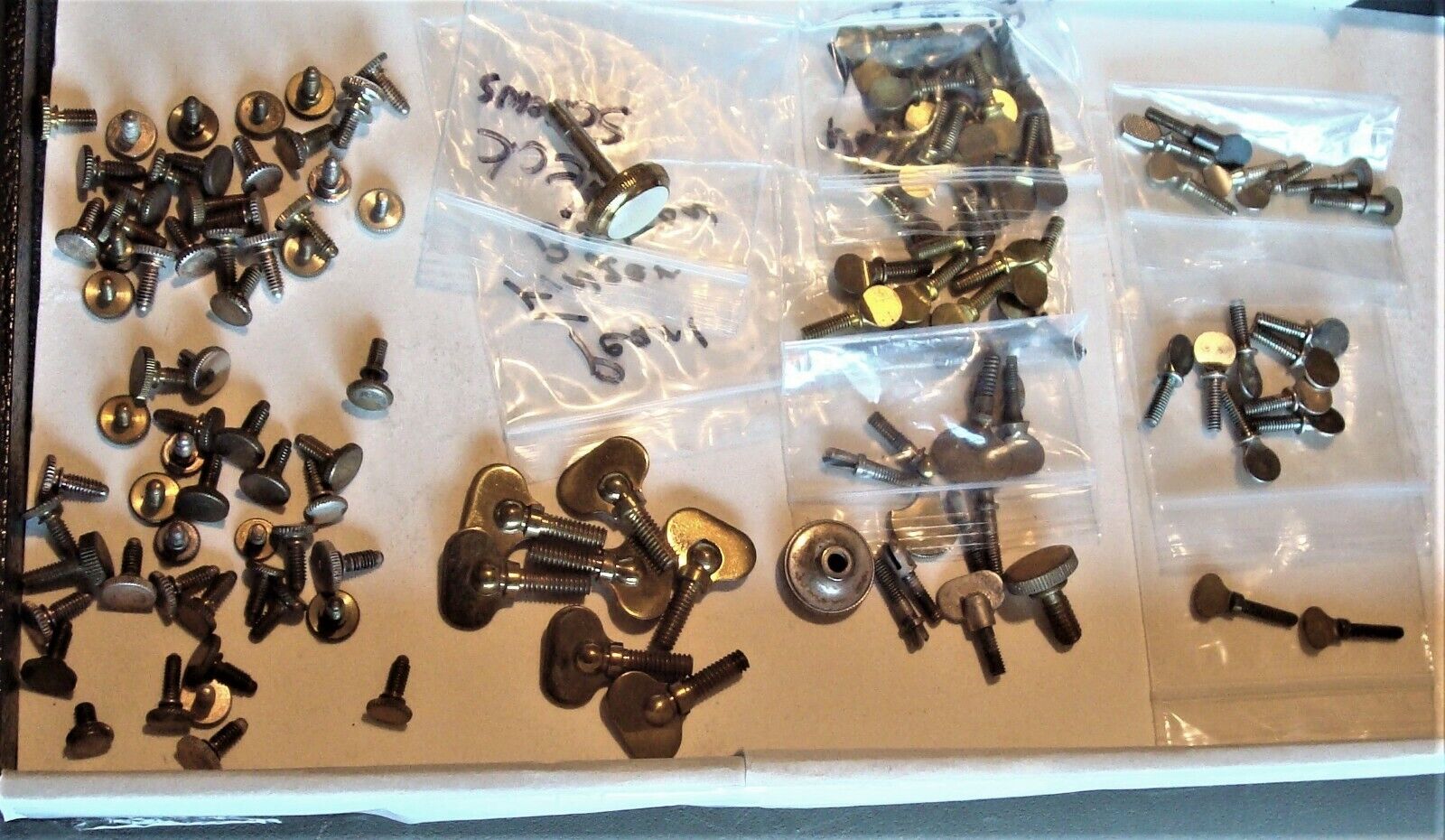 Large Mixed Lot Music Related Neck, Tightener, Thumb Screws & Misc