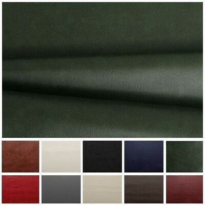 HEAVY FEEL FAUX LEATHER LEATHERETTE VINYL PVC UPHOLSTERY MATERIAL FABRIC