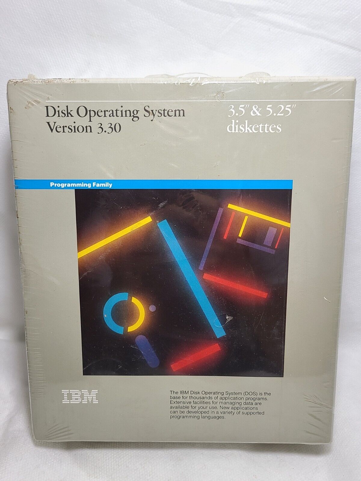 Disc Operating System DOS IBM Version 3.30 Computer 1987 New Sealed in Box