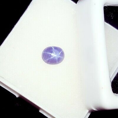 0.60 Ct Loose Gemstone Natural Star Blue Sapphire Ring Size Use GGL Certified