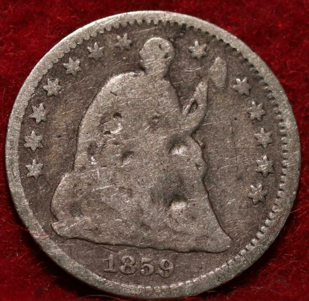 1859-O New Orelans Mint Silver Seated Half Dime
