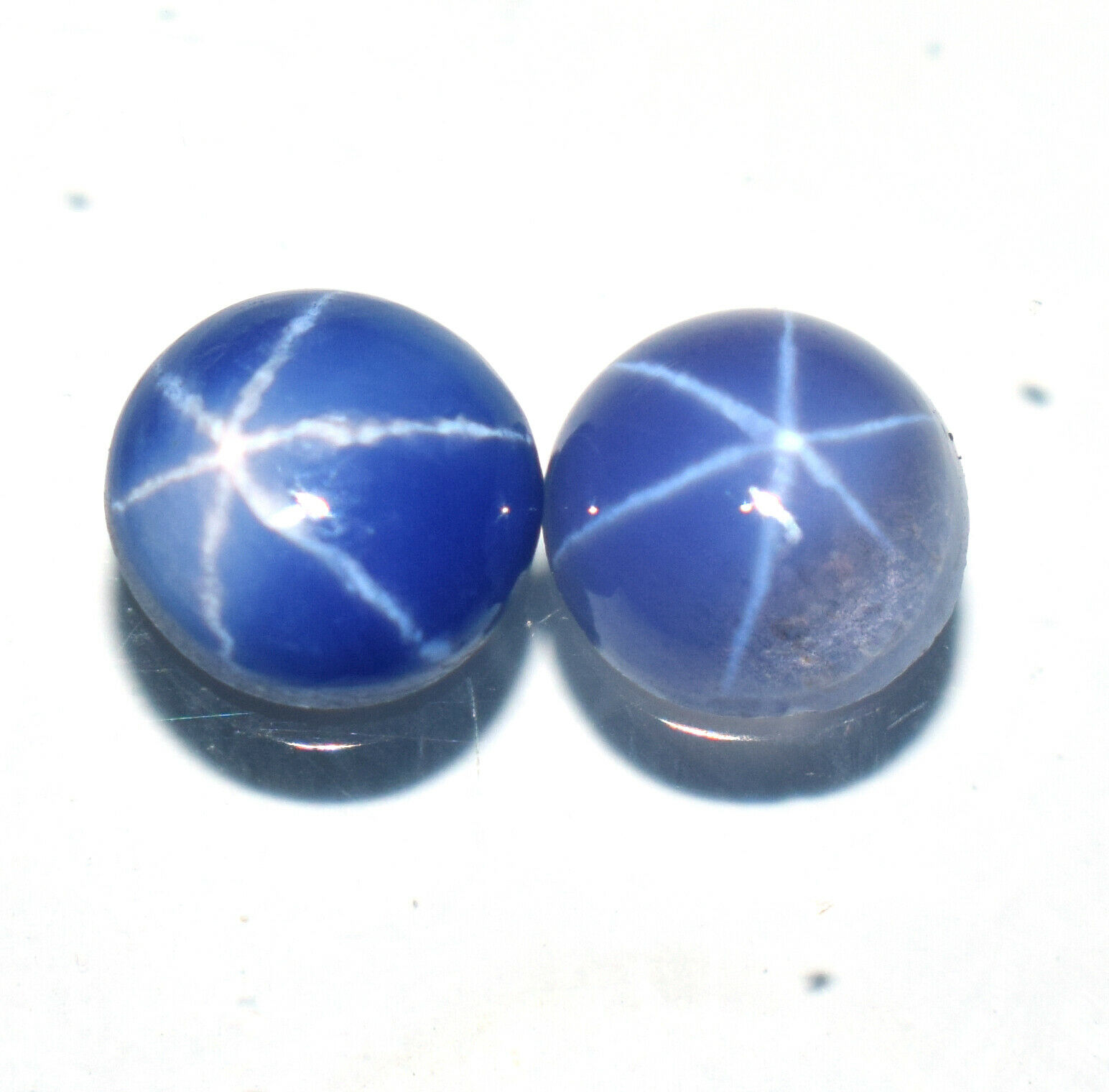 Natural Blue Sapphire Star 6 Ray 2.15 Ct Round Shape Loose Gemstone For Jewelry