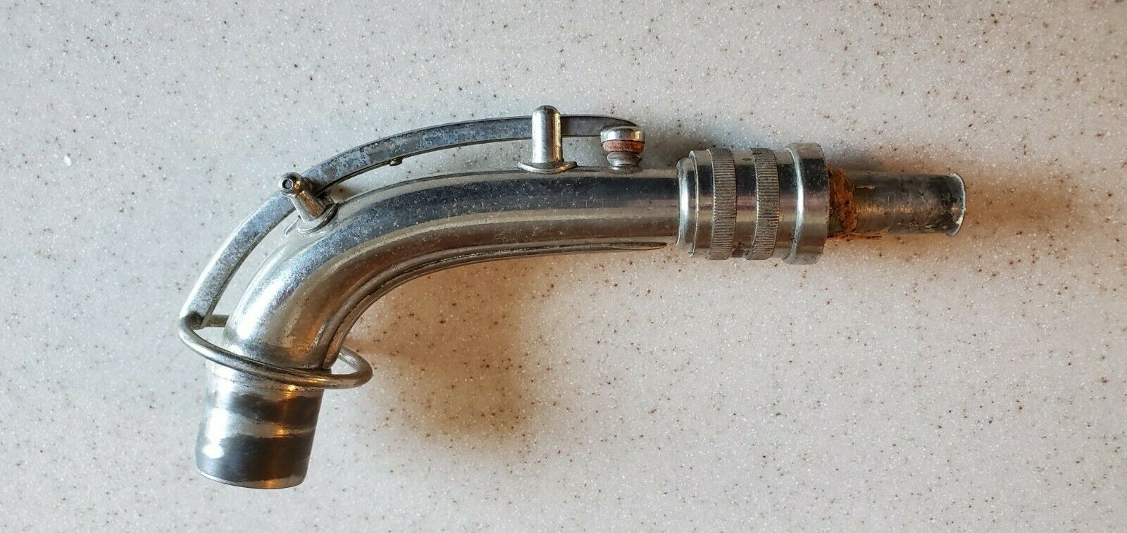 Conn Alto Saxophone Microtuner Neck In Nickel Plate